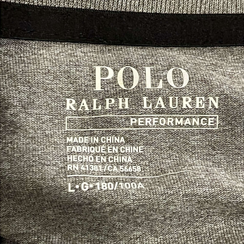 Polo Ralph Lauren P Wing polyester performance T Shirt Pwing 1992 new Mens Large - Picture 6 of 12